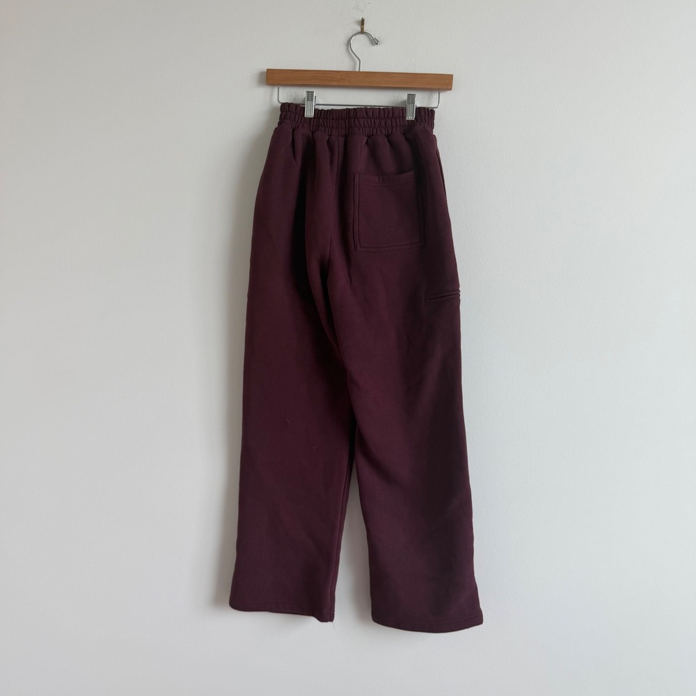 Comfrt Affirmation Straight Leg Maroon Pants Size XS - Picture 11 of 11